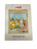 Kit Quadretti Mezzo Punto 13 x 13 cm Ricamo Cotone Lanato Punto Croce