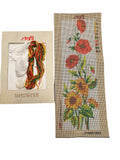 Stafil Kit Ricamo Mezzo Punto Fantasia con Papaveri e Girasoli consente di realizzare un Quadro da ricamare anche a Punto Croce 