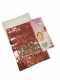 Set Paillettes Reversibili Ritagliabili Velina Termoadesiva Marbet 5 Colori 40x14cm