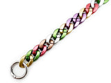 Catena in Resina Multicolor con Anelli Apribili in Metallo 50 cm 1 Pezzo
