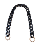 Catena in Resina con Anelli Apribili in Metallo Oro/Argento Lunghezza 50 cm 4 Colori 1 Pezzo