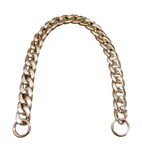 Catena in Resina con Anelli Apribili in Metallo Oro/Argento Lunghezza 50 cm 4 Colori 1 Pezzo