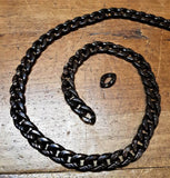 1 Metro Catena in Resina Lucida Sfumata, Tracolla per Borse Hand Made 12 Colori