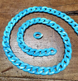 1 Metro Catena in Resina Lucida Sfumata, Tracolla per Borse Hand Made 12 Colori