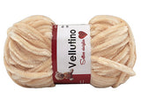 5 Gomitoli di Ciniglia Vellutino Tre Sfere Poliestere 250gr ideale per Amigurumi e Uncinetto