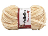 5 Gomitoli di Ciniglia Vellutino Tre Sfere Poliestere 250gr ideale per Amigurumi e Uncinetto