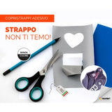 Copristrappi Autoadesivo Marbet per Riparare e Coprire Strappi 16 Colori