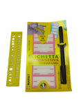 Etichette Termoadesive 100% Cotone Pennarello Indelebile e Normografo 15 Pezzi