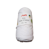 Gomitolo di Filato My Macramè Stafil in Cotone Riciclato per Hobbistica 100g