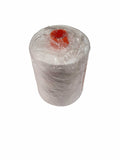 Filo Puro Cotone n. 50 per Taglia e Cuci Bianco 10000 Yds Tre Stelle
