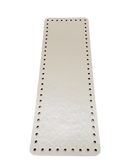 1 Fondo Rettangolare Tre Sfere in Similpelle per Borse per Creare una Borsa Fai da Te 31 x 11 cm