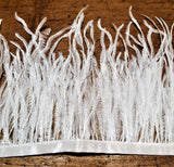 1 Mt di Frangia di Piume Altezza 15cm, Passamaneria Moda