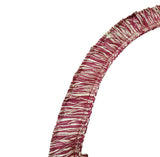 1 mt di Frangia Marabù Onda d'Arredamento, Spazzolino Borse Hand Made Altezza 3,5cm