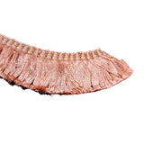 1 mt di Frangia Marabù Onda d'Arredamento, Spazzolino Borse Hand Made Altezza 3,5cm