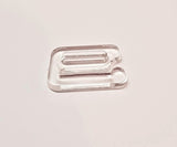 Confezione 48 Pezzi di Ganci Corsetteria Marbet Passanti in Plastica per Reggiseno o Costume