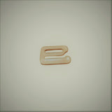 Confezione 24 Pezzi di Ganci Corsetteria Marbet Aperti in Plastica per Reggiseno o Costume