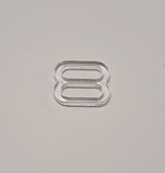 Confezione 48 Pezzi di Ganci Corsetteria Marbet Passanti in Plastica per Reggiseno o Costume