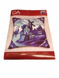 Kit Cuscino Ricamo Punto Croce Canovaccio 100% Cotone Mezzo Punto Fili