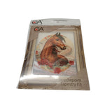 Collection d’Art Kit Ricamo Mezzo Punto Croce che Consente di Realizzare un Quadro da Ricamare