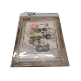 Collection d’Art Kit Ricamo Mezzo Punto Croce che Consente di Realizzare un Quadro da Ricamare