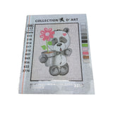 Collection d’Art Kit Ricamo Mezzo Punto Croce che Consente di Realizzare un Quadro da Ricamare