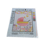 Collection d’Art Kit Ricamo Mezzo Punto Croce che Consente di Realizzare un Quadro da Ricamare