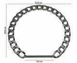 Manici Borsa in Metallo Catena Piatta da Portare a Mano per Borse Handmade