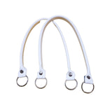 Coppia di Manici in Ecopelle per Borse Tre Sfere 13 colori Lunghezza 64cm