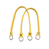 Coppia di Manici in Ecopelle per Borse Tre Sfere 13 colori Lunghezza 64cm