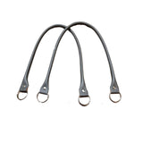 Coppia di Manici in Ecopelle per Borse Tre Sfere 13 colori Lunghezza 64cm