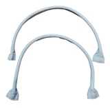 Coppia di Manici in Tessuto Opachi per Borse Hand Made da Cucire 55cm 12 Colori