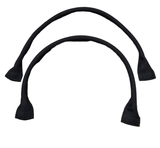 Coppia di Manici in Tessuto Opachi per Borse Hand Made da Cucire 55cm 12 Colori