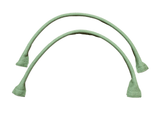 Coppia di Manici in Tessuto Opachi per Borse Hand Made da Cucire 55cm 12 Colori