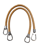 Coppia di Manici Intrecciati in Ecopelle per Borse Hand Made 6 colori Lunghezza 55cm