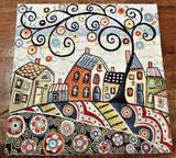 Pannelli Fantasia in Gobelin per Realizzare Cuscini e Borse Hand Made Misura 47x47cm