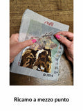 Kit Quadretti Ricamo Mezzo Punto Girasoli 30 x 40 cm Punto Croce