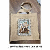 Stafil Kit Ricamo Mezzo Punto Fantasia con Papaveri e Girasoli consente di realizzare un Quadro da ricamare anche a Punto Croce 