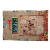 Stafil il kit Ricamo Mezzo Punto Consente di Realizzare un Quadro da Ricamare anche a Punto Croce, Stampa, Ago, Filati in Cotone Lanato e Istruzioni