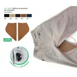 Rinforzi Scamosciati per Pantaloni Marbet Toppe Cavallo 33/A 18 Colori