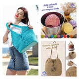 10 Gomitoli Juta Naturale anche per Uncinetto in Confezione da 400gr