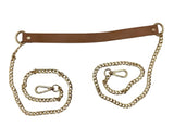 Manico a Tracolla Mas in Ecopelle e Catena Dorata / Argentata per Borse Hand Made