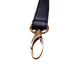 Mas Tracolla in Similpelle per personalizzare Borse e Pochette anche Fai da Te con Aggancio a Moschettone Oro