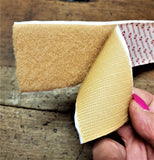 Velcro Beige Altezza 5 cm Adesivo pezza da 1 mt Maschio Femmina
