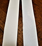 Velcro Bianco Altezza 5 cm Adesivo pezza da 1 mt Maschio Femmina